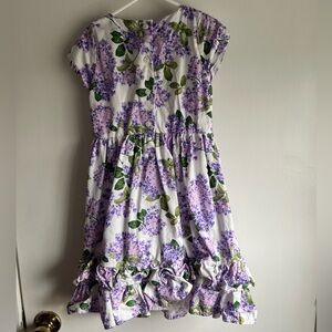 Big Sis Gymboree 2023 purple floral Easter spring dress girls size 8 (big sis)